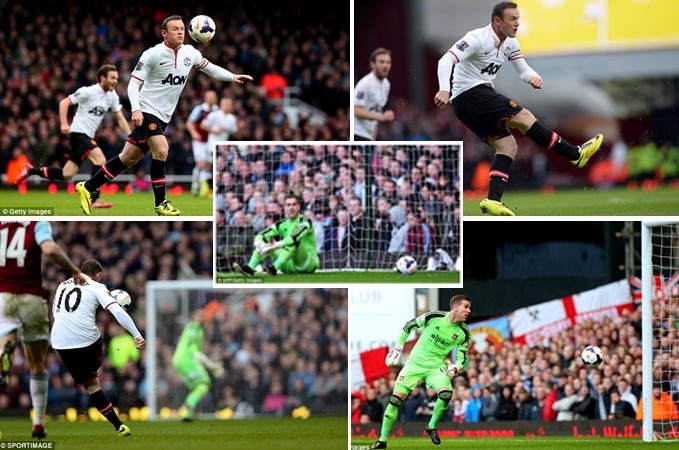 Rooney, Gol Ajaibnya dari Jarak 54 Meter Antarkan Kemenangan MU